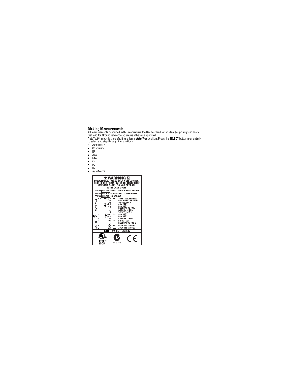 Amprobe PM55A Automatic-Precision-Pocket-Meter User Manual | Page 6 / 80
