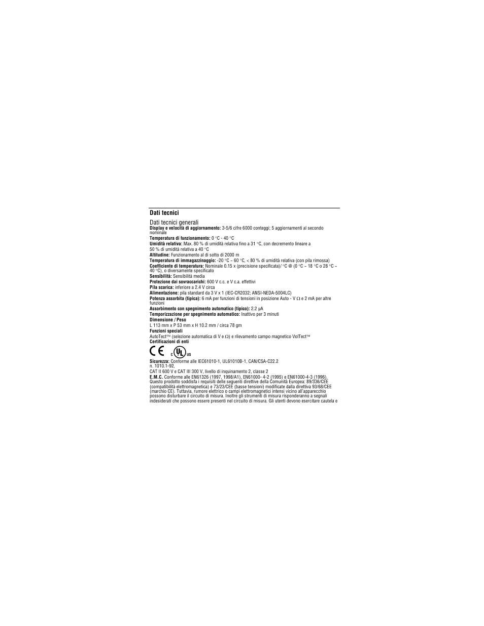 Amprobe PM55A Automatic-Precision-Pocket-Meter User Manual | Page 61 / 80