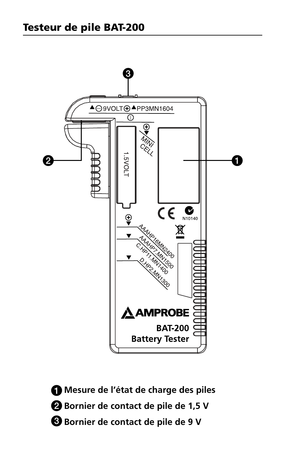 Amprobe BAT-200 Battery-Tester User Manual | Page 14 / 44