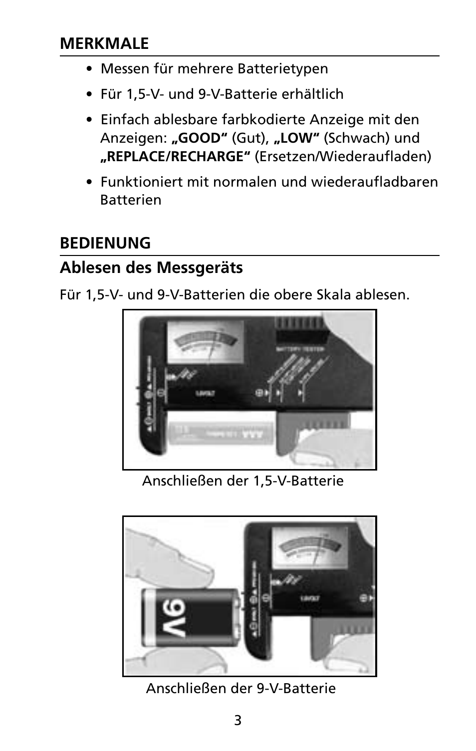 Amprobe BAT-200 Battery-Tester User Manual | Page 25 / 44