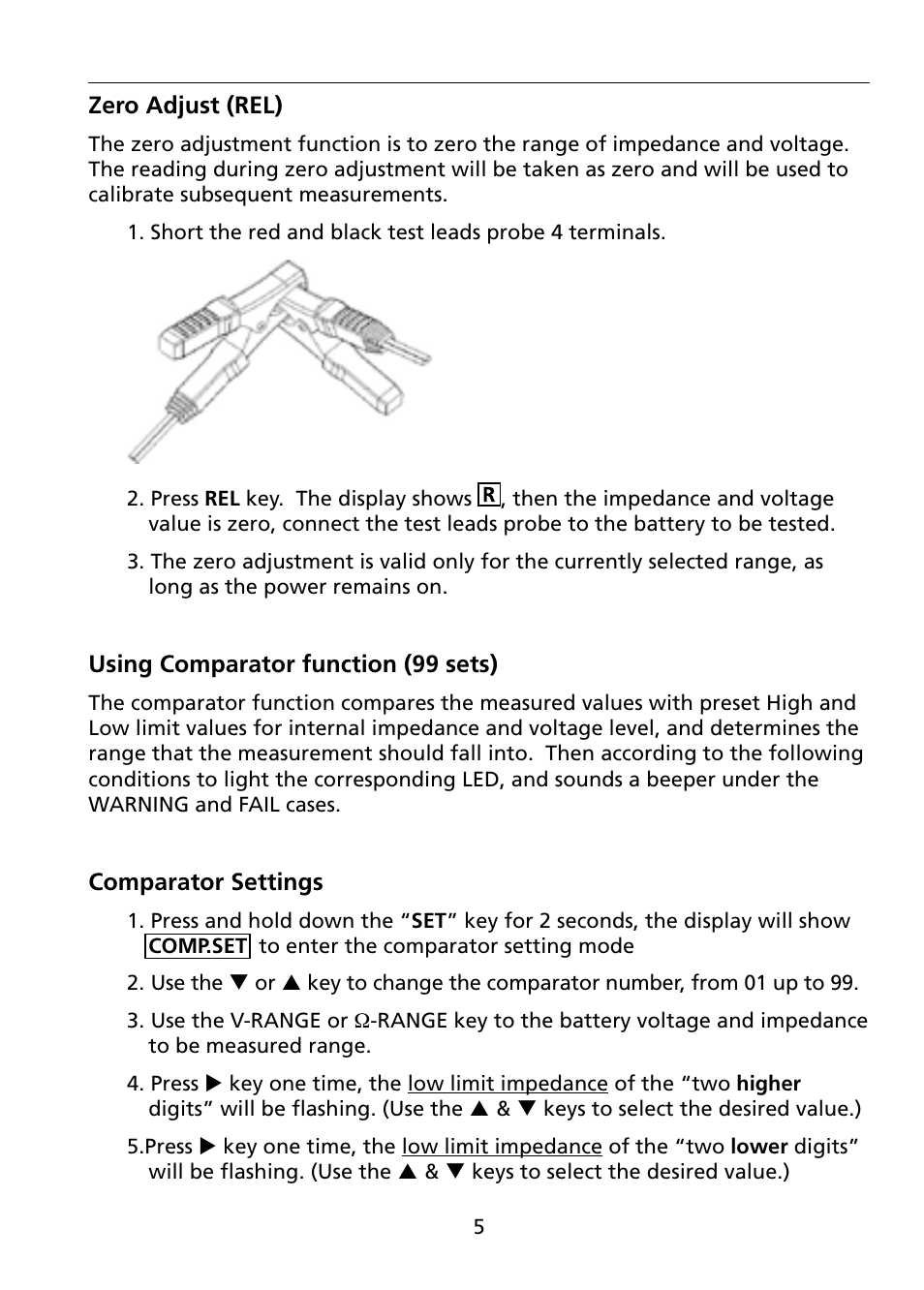 Amprobe BAT-500 Battery-Impedance-Tester User Manual | Page 12 / 29