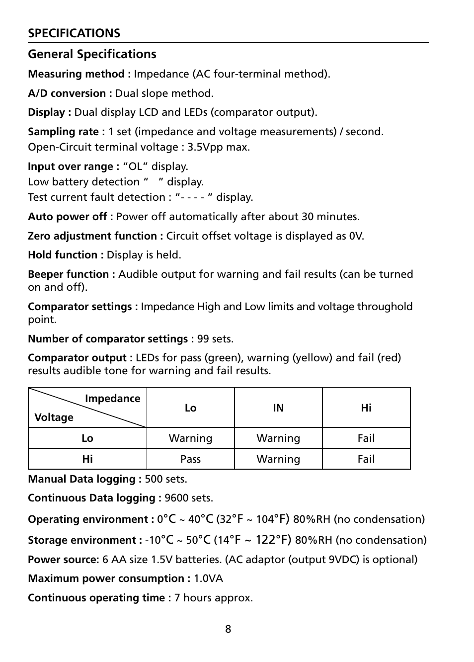 Amprobe BAT-500 Battery-Impedance-Tester User Manual | Page 15 / 29
