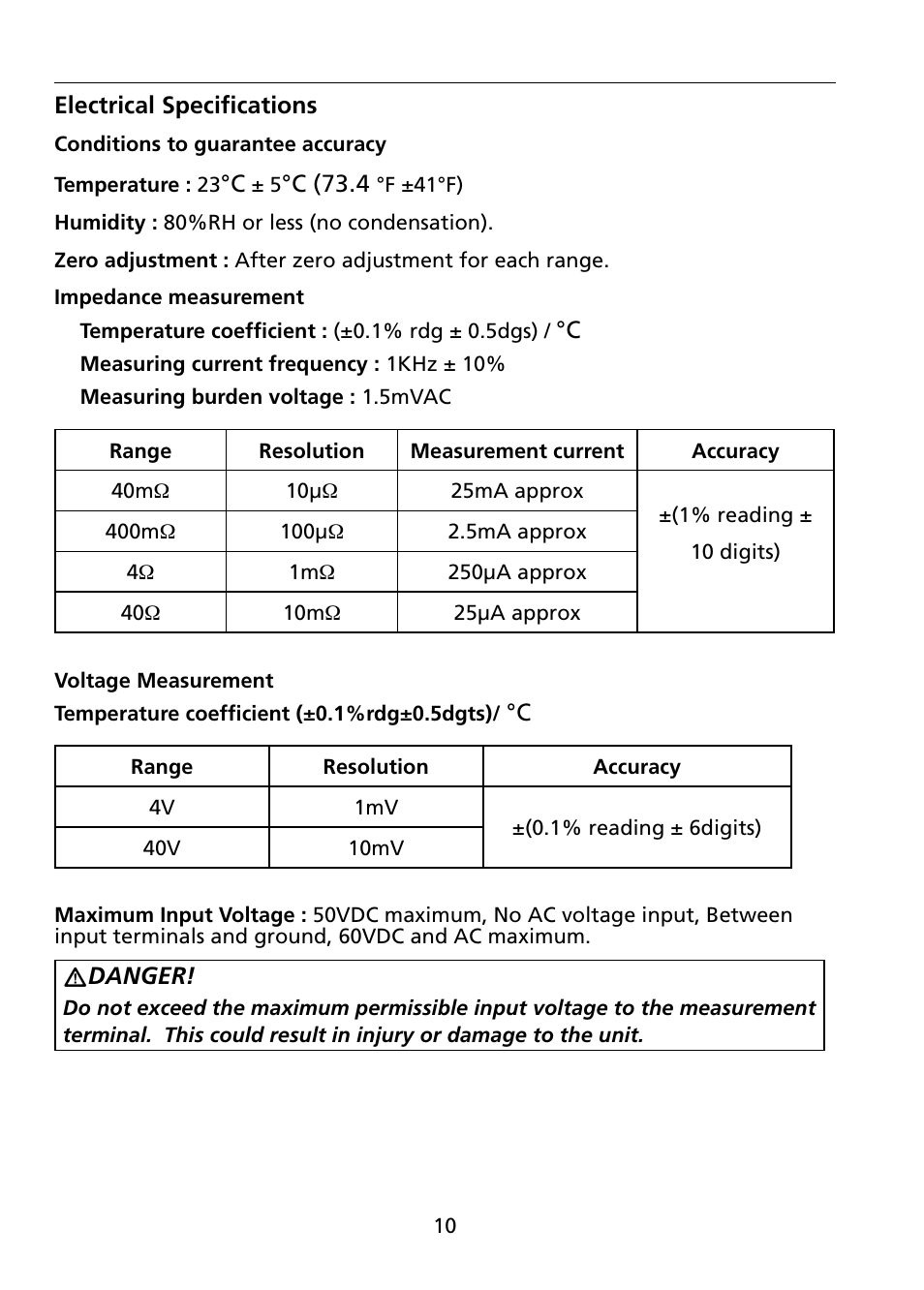 Amprobe BAT-500 Battery-Impedance-Tester User Manual | Page 17 / 29
