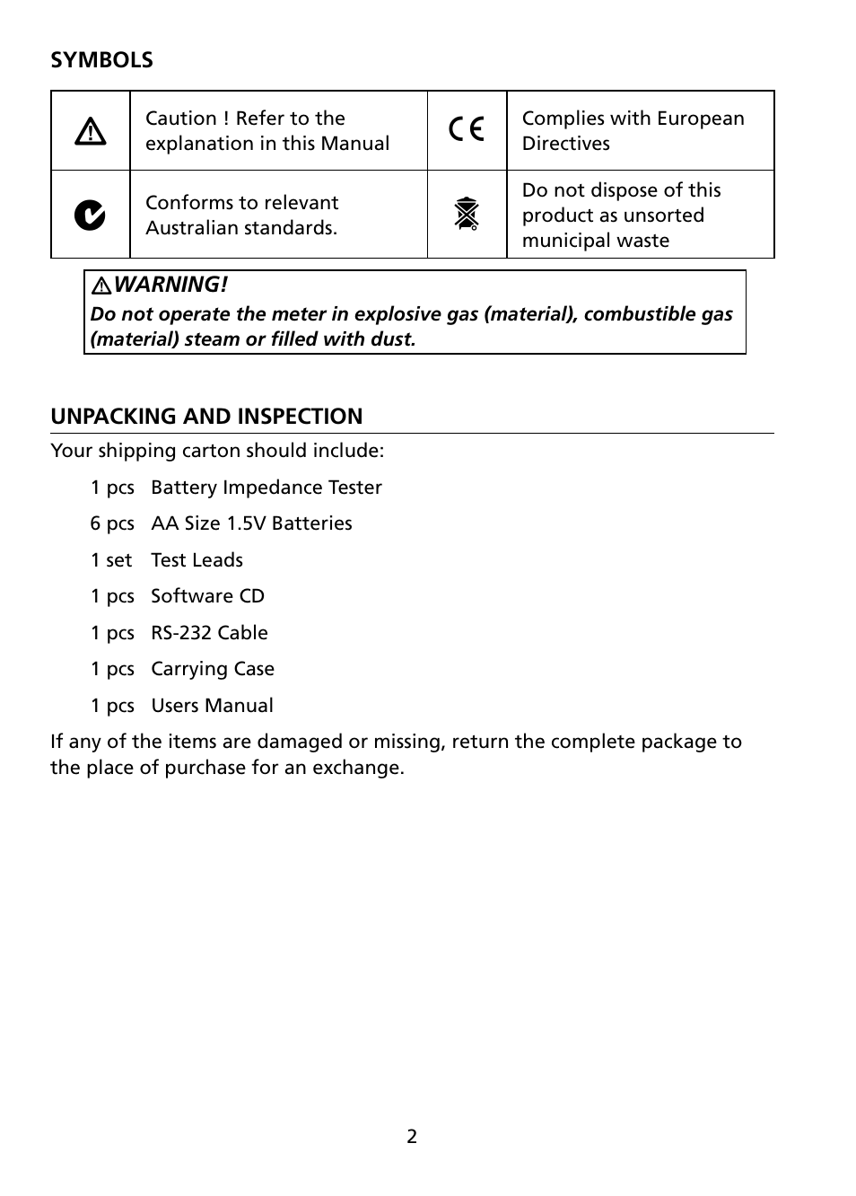 Amprobe BAT-500 Battery-Impedance-Tester User Manual | Page 9 / 29