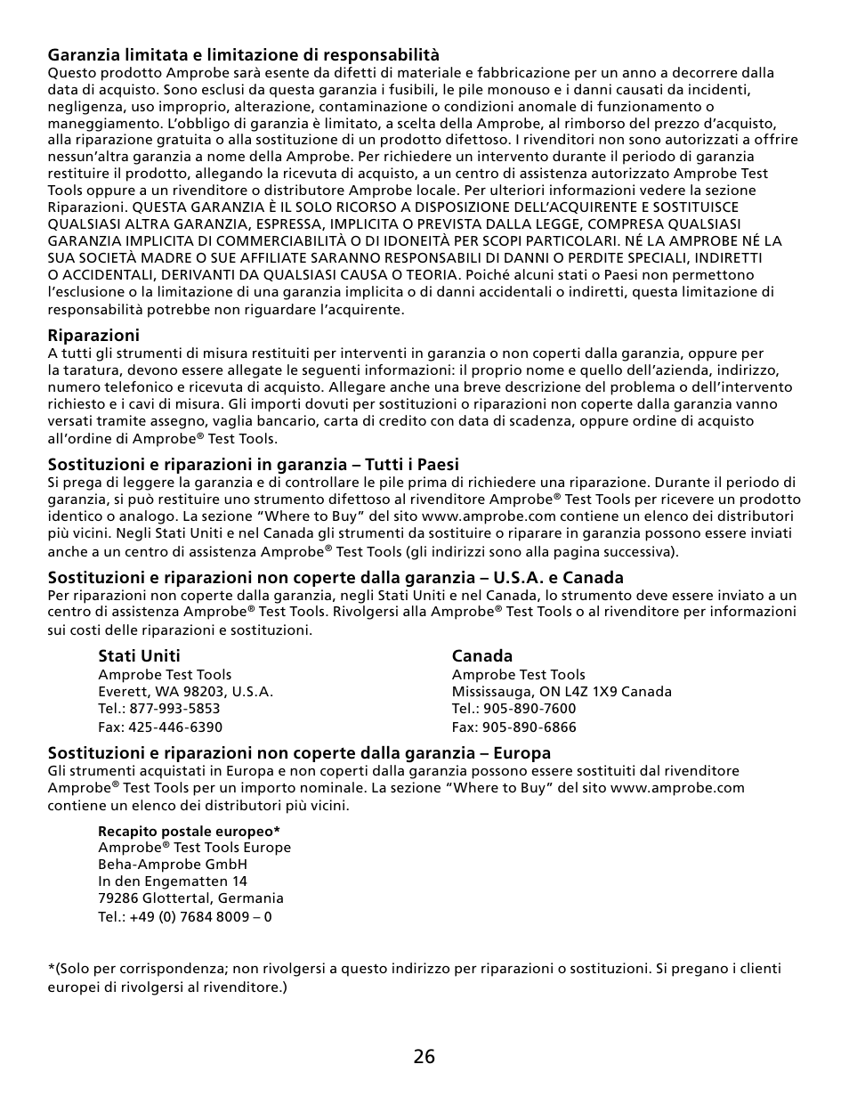 Amprobe CM100 Carbon-Monoxide-Meter User Manual | Page 27 / 50