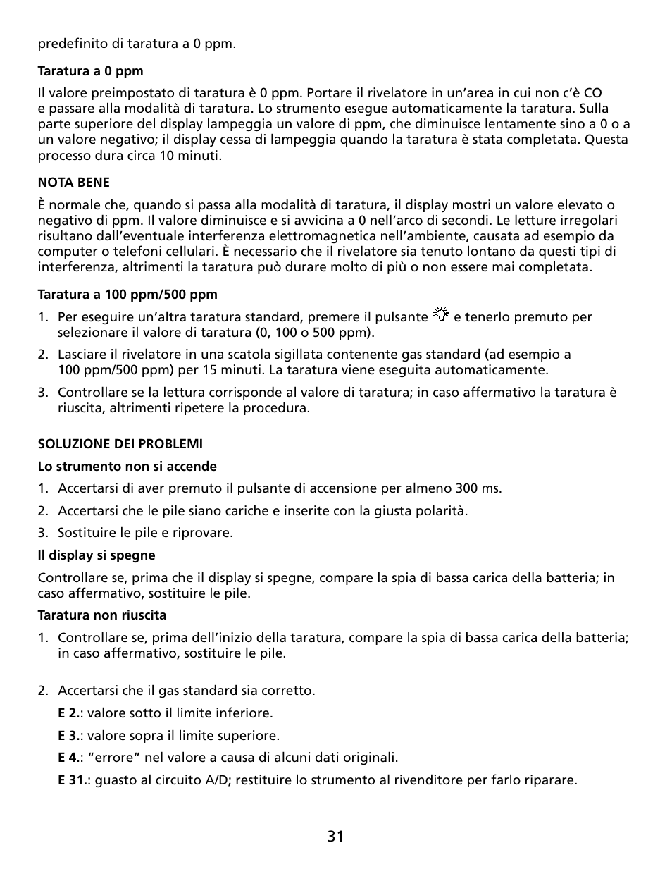 Amprobe CM100 Carbon-Monoxide-Meter User Manual | Page 32 / 50