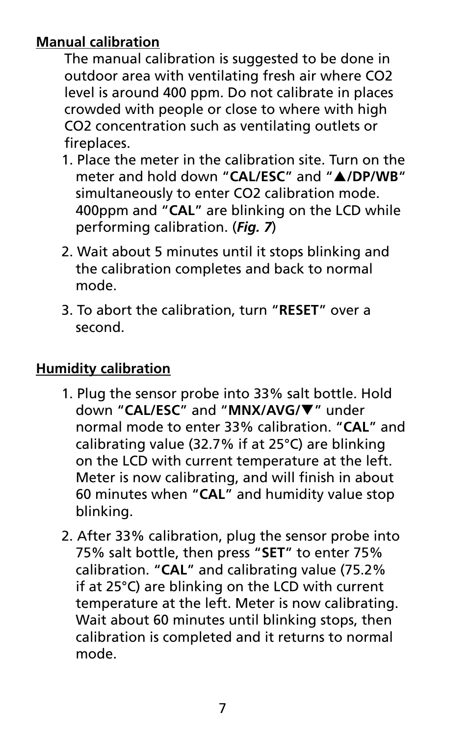 Amprobe CO2-200 CO2-Meter User Manual | Page 13 / 19