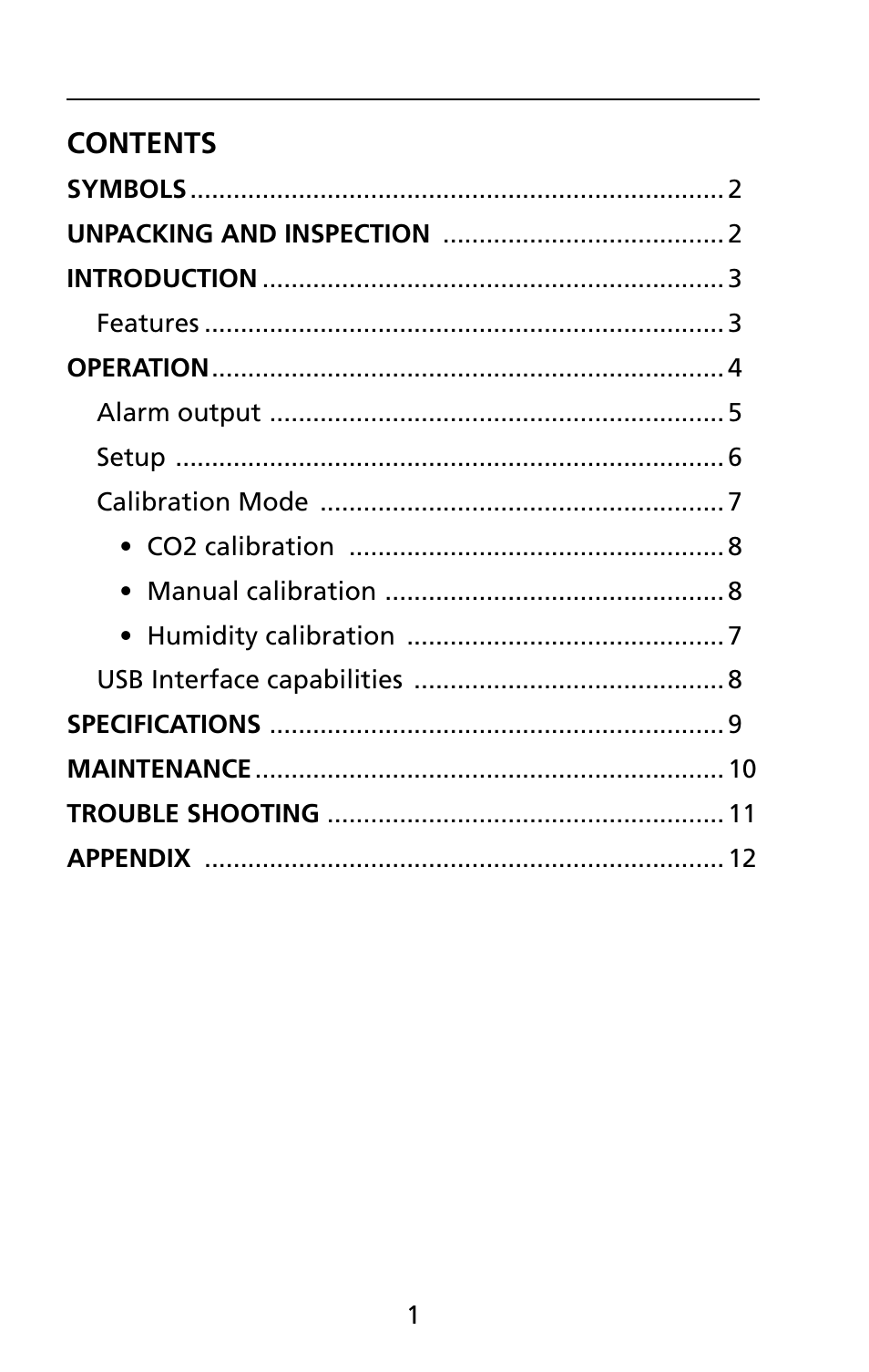 Amprobe CO2-200 CO2-Meter User Manual | Page 7 / 19