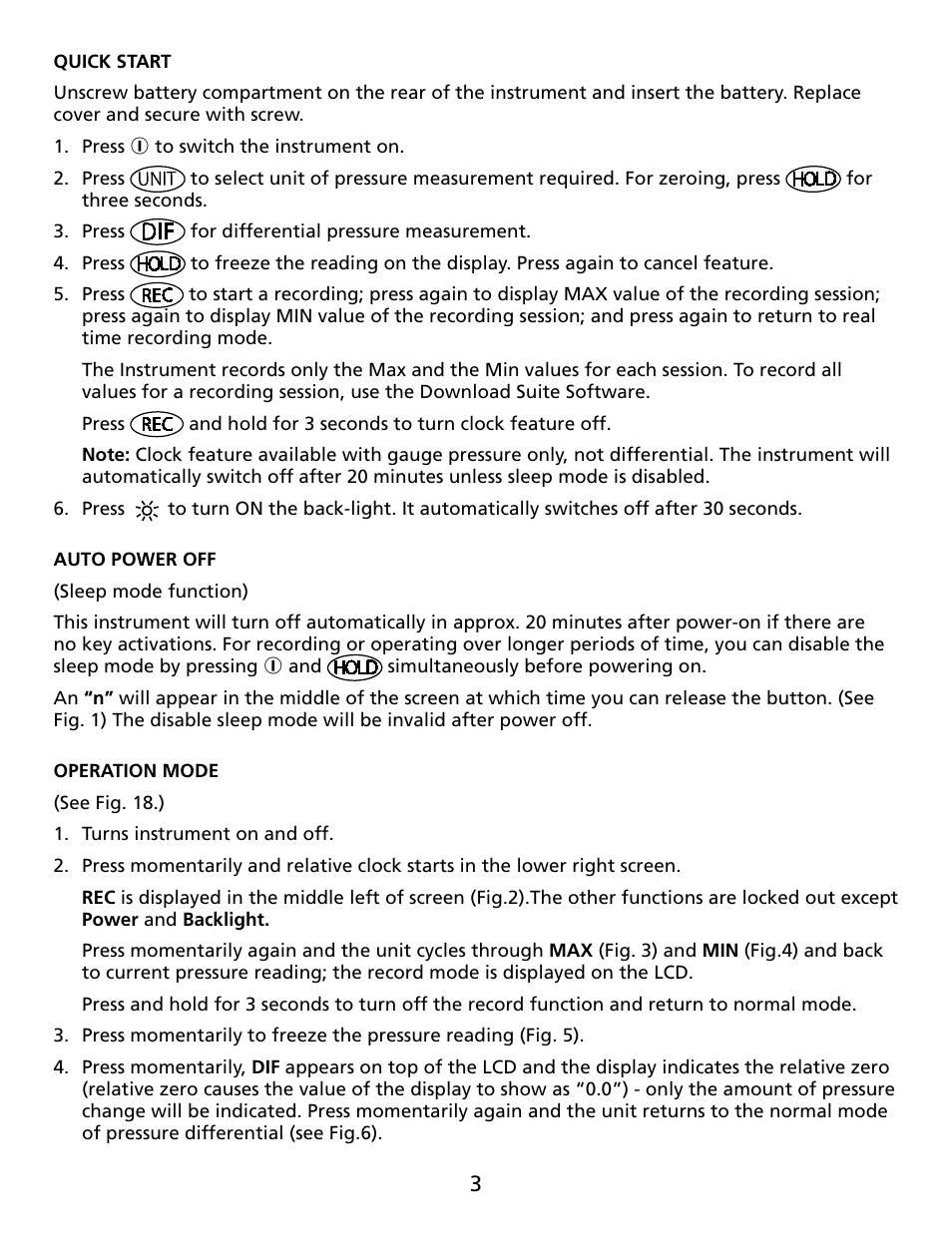 Amprobe MAN02 Manometers User Manual | Page 7 / 15