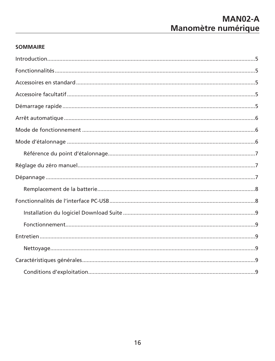 Man02-a manomètre numérique | Amprobe MAN02-A Digital-Multimeter User Manual | Page 17 / 74