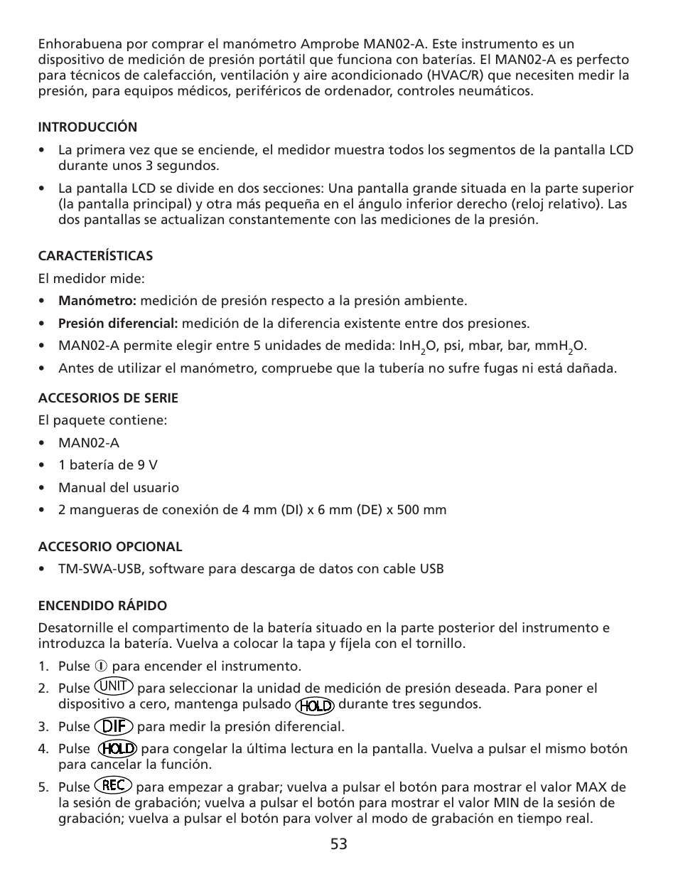 Amprobe MAN02-A Digital-Multimeter User Manual | Page 54 / 74