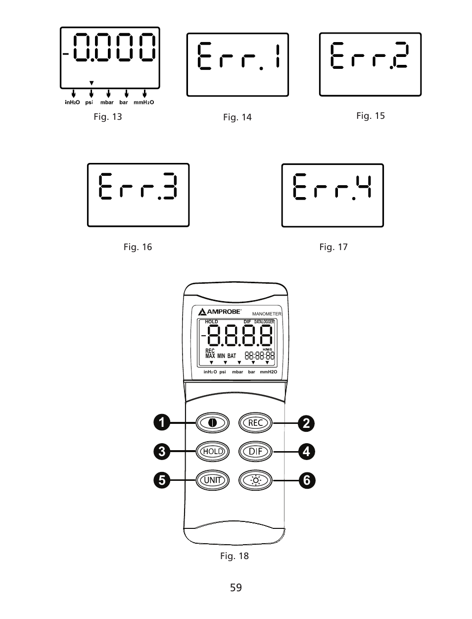 Amprobe MAN02-A Digital-Multimeter User Manual | Page 60 / 74
