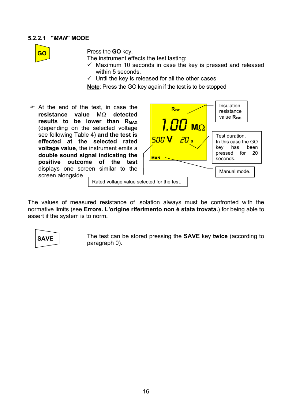 Amprobe MEGATEST-1000 Megohmmeter User Manual | Page 17 / 100