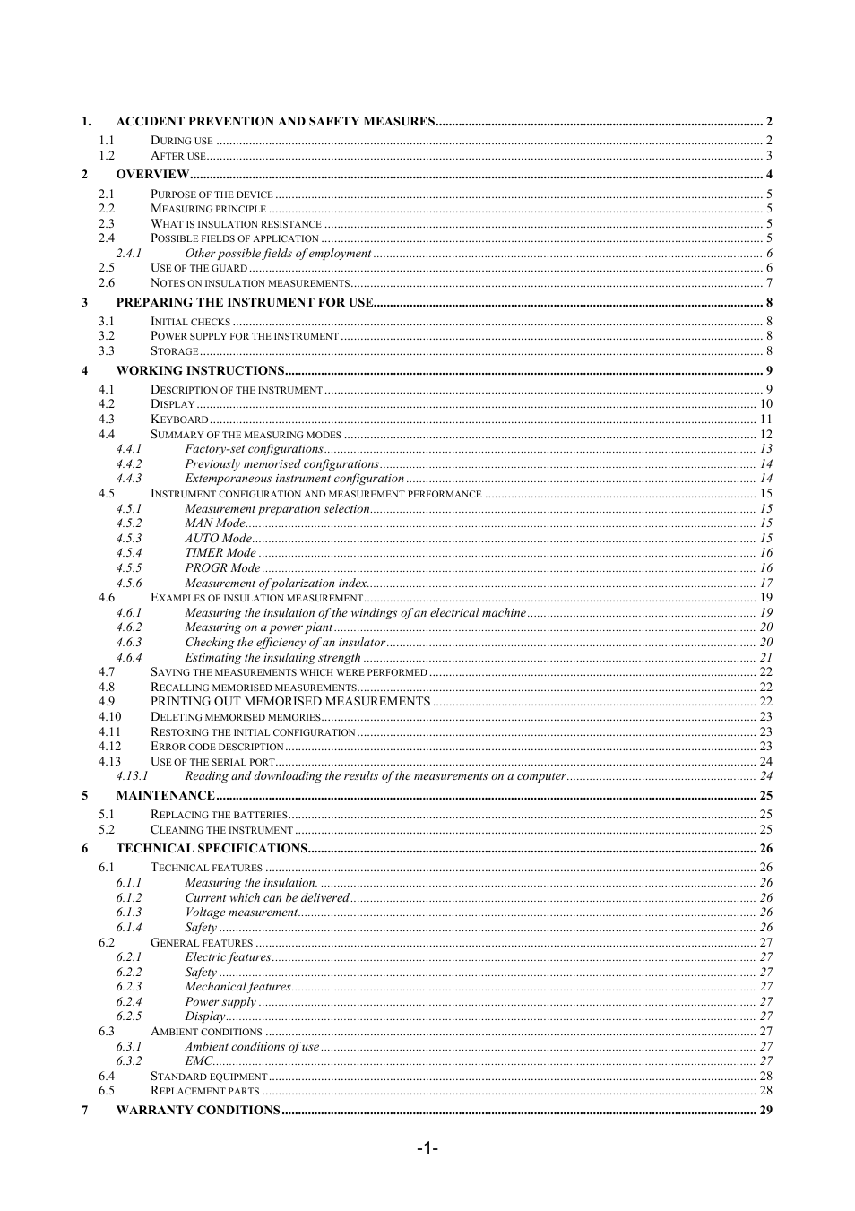 Amprobe MEGATEST-5000 Megohmmeter User Manual | Page 3 / 32