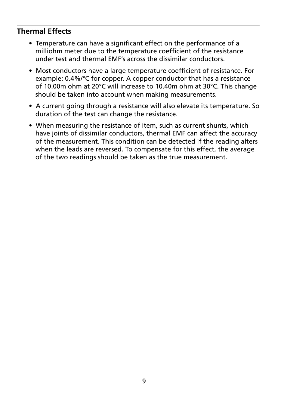 Amprobe MO-100 Milliohm-Meter User Manual | Page 13 / 19