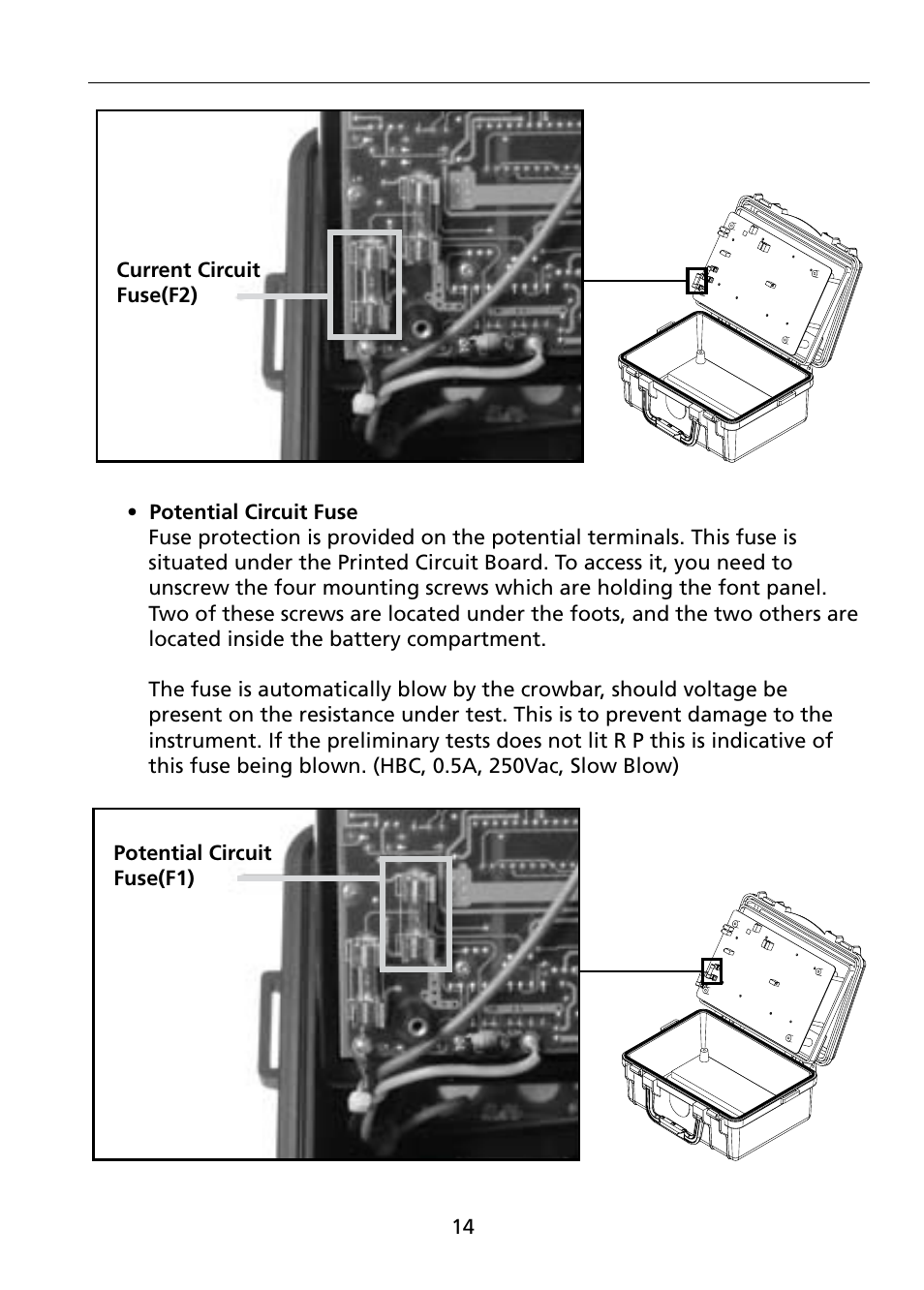 Amprobe MO-100 Milliohm-Meter User Manual | Page 18 / 19