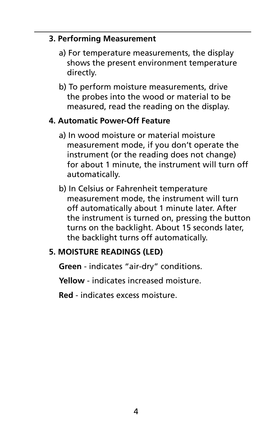 Amprobe MT-10 Moisture-Meter User Manual | Page 10 / 13