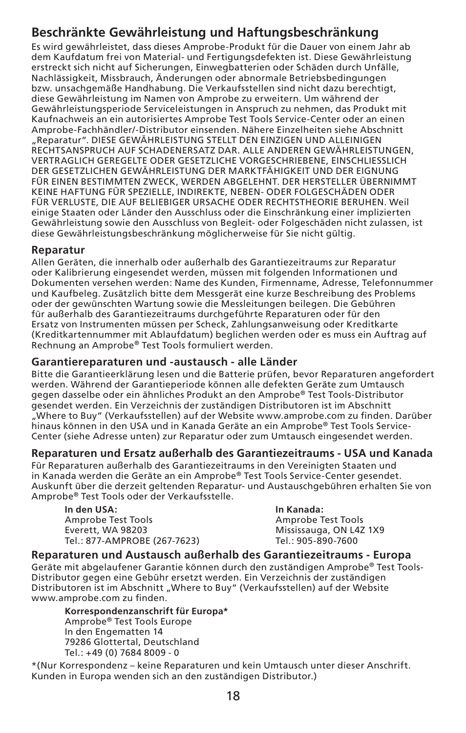 Amprobe SM-10 Sound-Level-Meters User Manual | Page 19 / 50