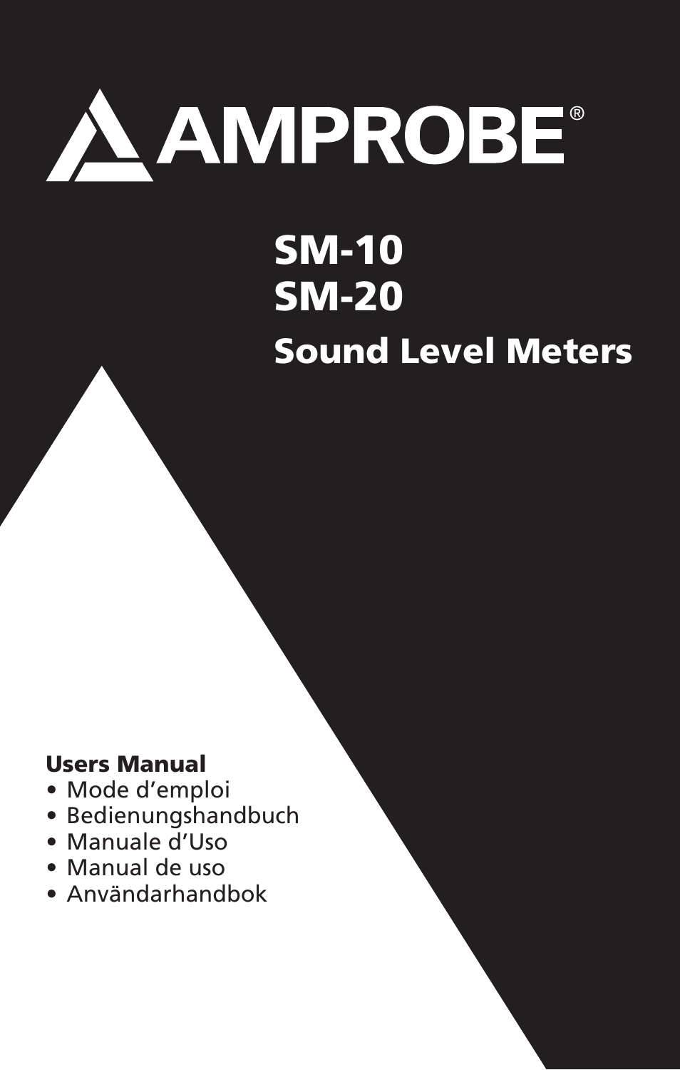 Amprobe SM-10 Sound-Level-Meters User Manual | 50 pages