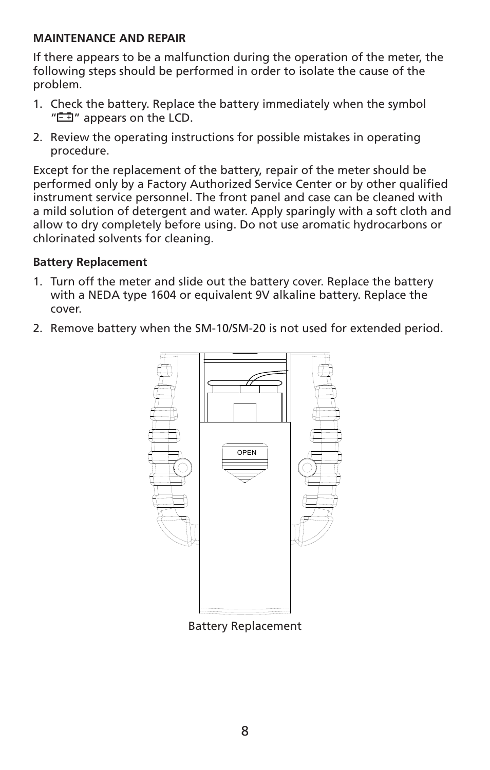 Amprobe SM-10 Sound-Level-Meters User Manual | Page 9 / 50