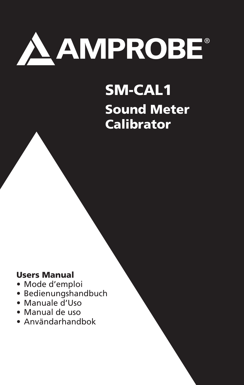 Amprobe SM-CAL1 Sound-Meter-Calibrator User Manual | 51 pages