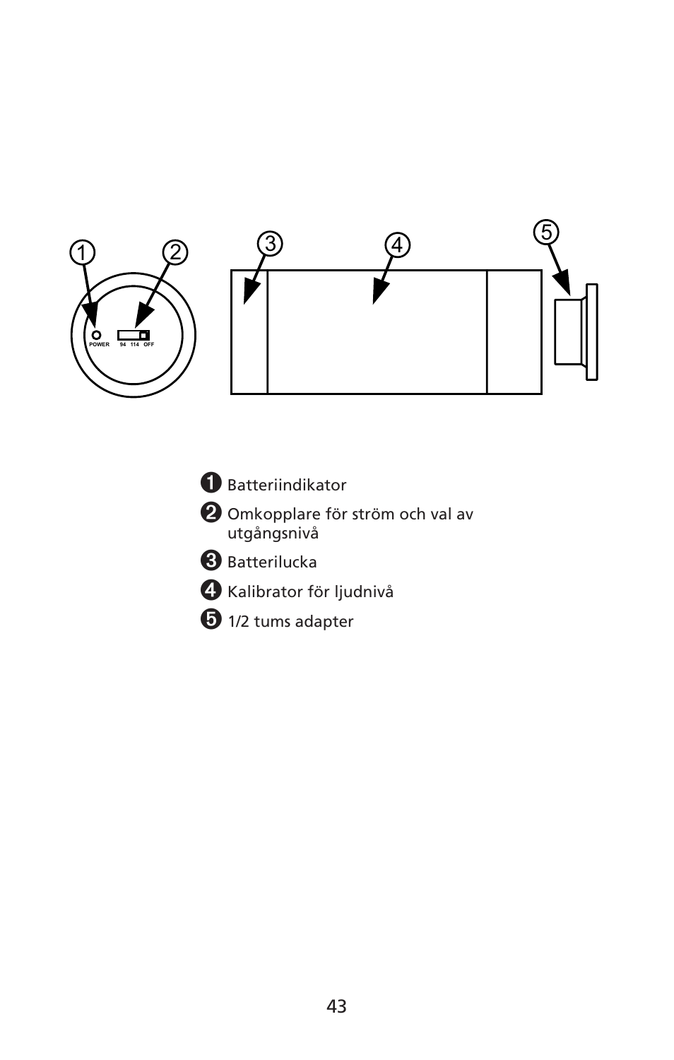 Sm-cal1 | Amprobe SM-CAL1 Sound-Meter-Calibrator User Manual | Page 44 / 51