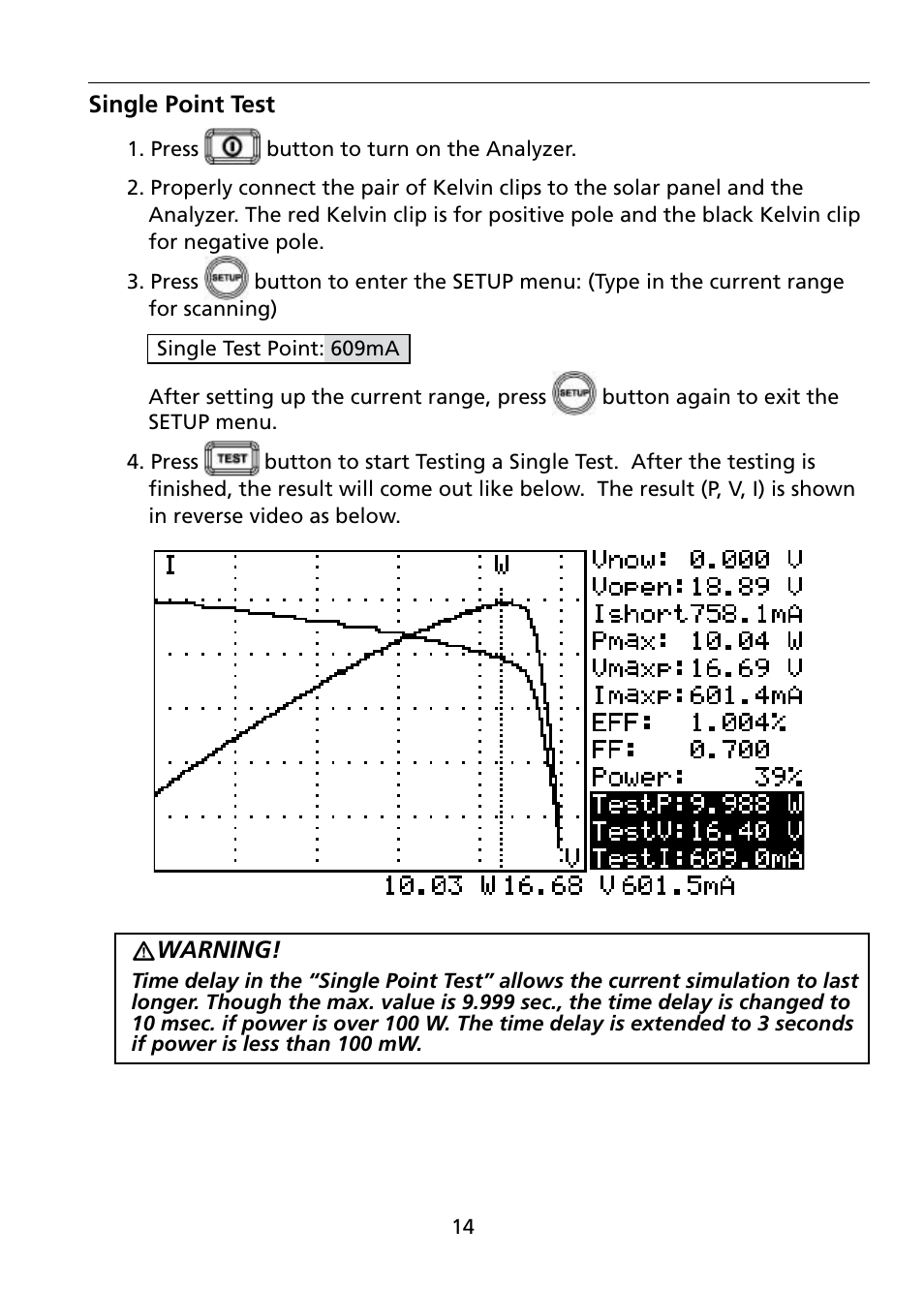 Amprobe SOLAR-500 Solar-Analyzer User Manual | Page 20 / 39