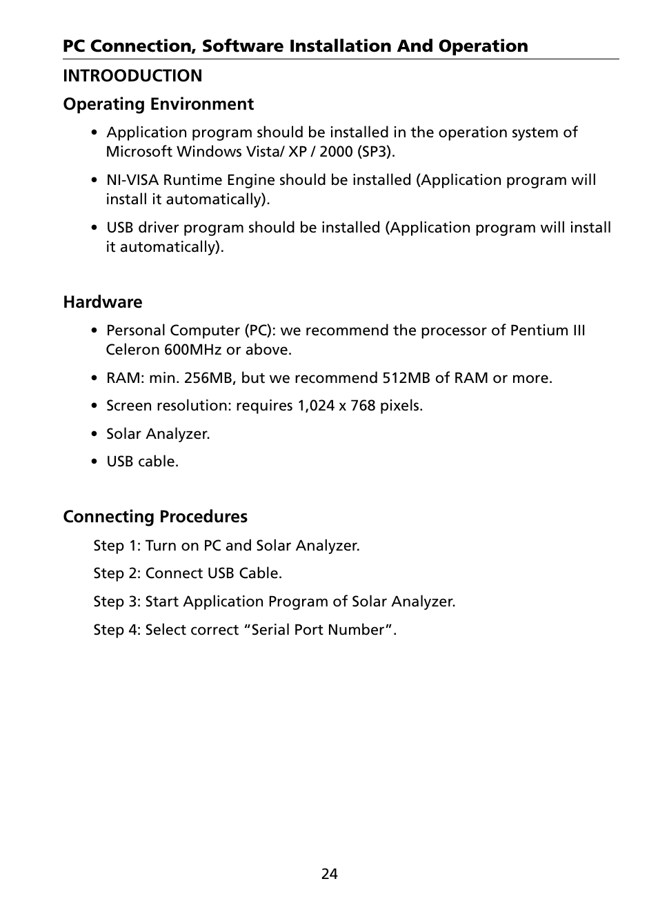 Amprobe SOLAR-500 Solar-Analyzer User Manual | Page 30 / 39