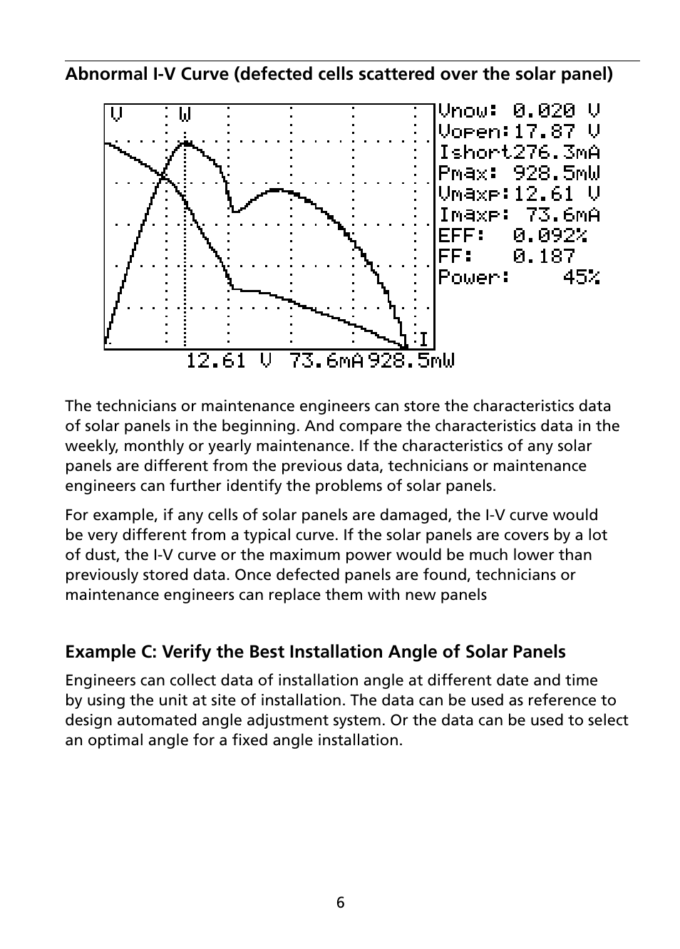 Amprobe SOLAR-600 Solar-Analyzer User Manual | Page 13 / 40