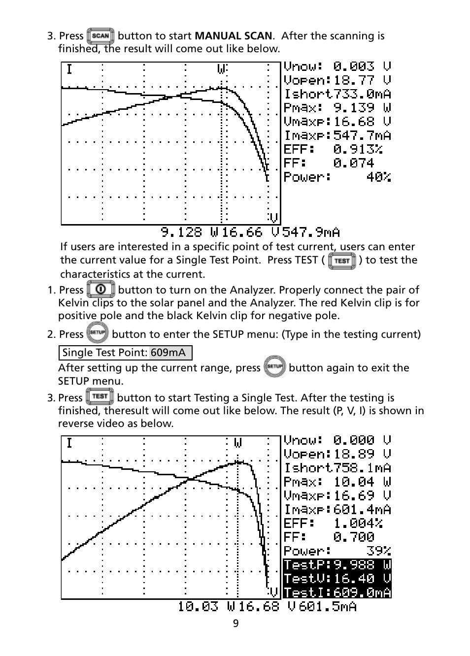 Amprobe SOLAR-600 Solar-Analyzer User Manual | Page 16 / 40