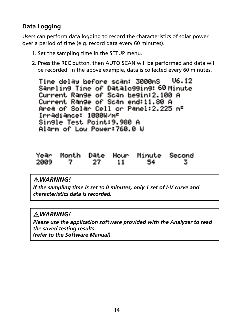 Amprobe SOLAR-600 Solar-Analyzer User Manual | Page 21 / 40