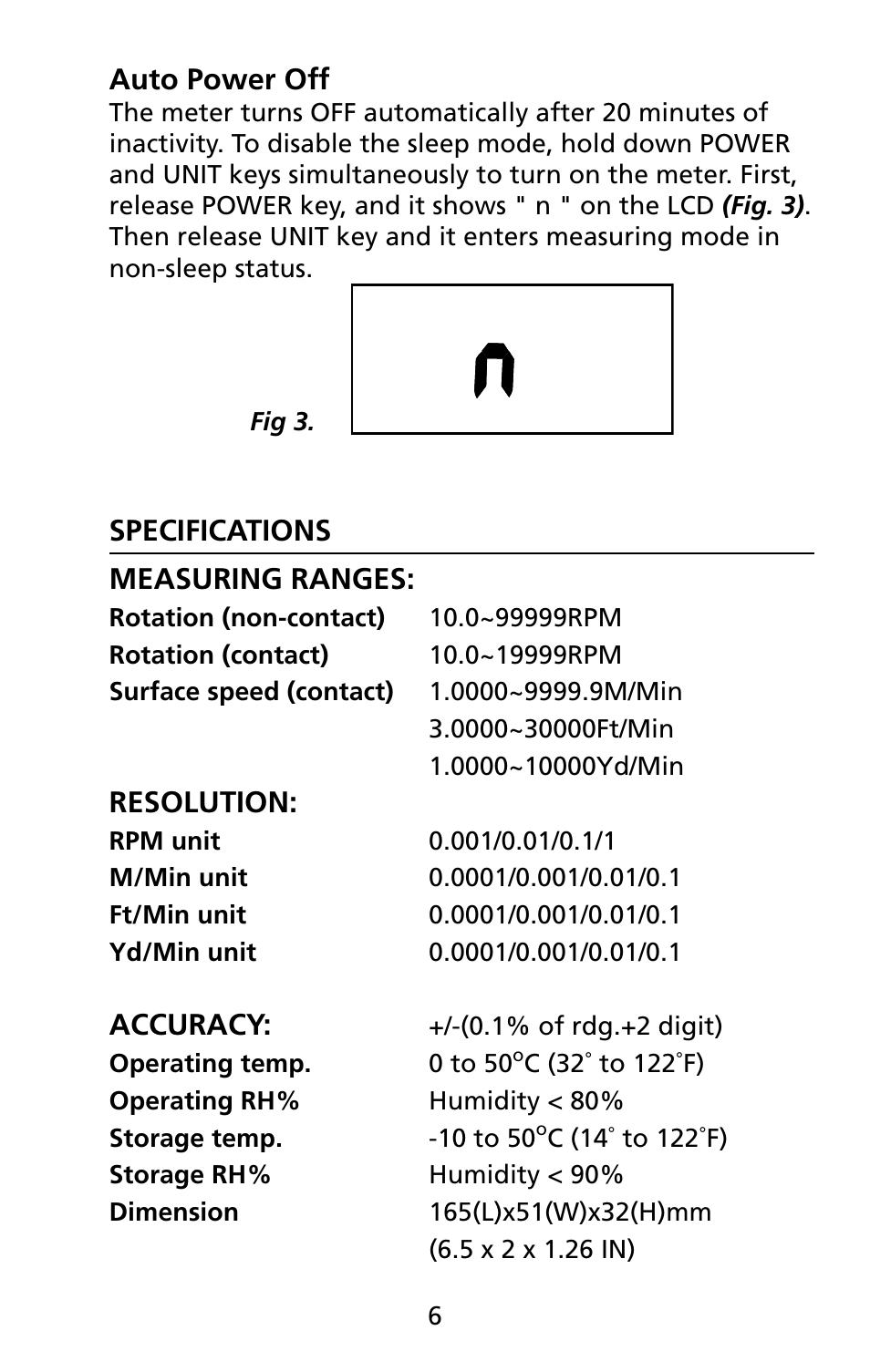 Amprobe TACH-10 Contact-NonContact-Tachometer User Manual | Page 13 / 16