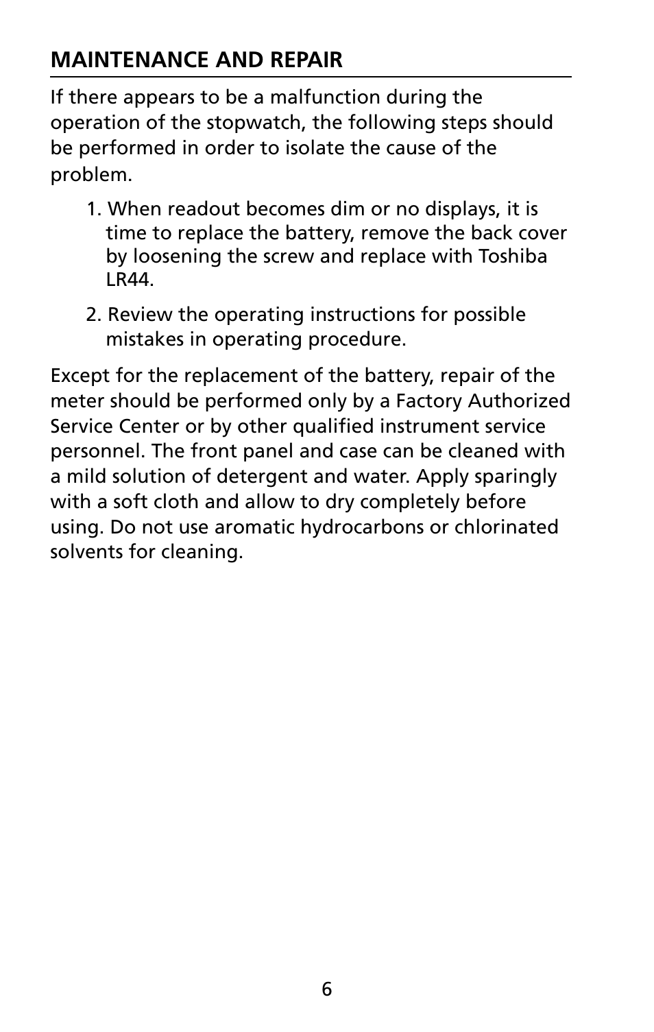 Amprobe TIME-20 Process-Control-Stopwatch User Manual | Page 11 / 12
