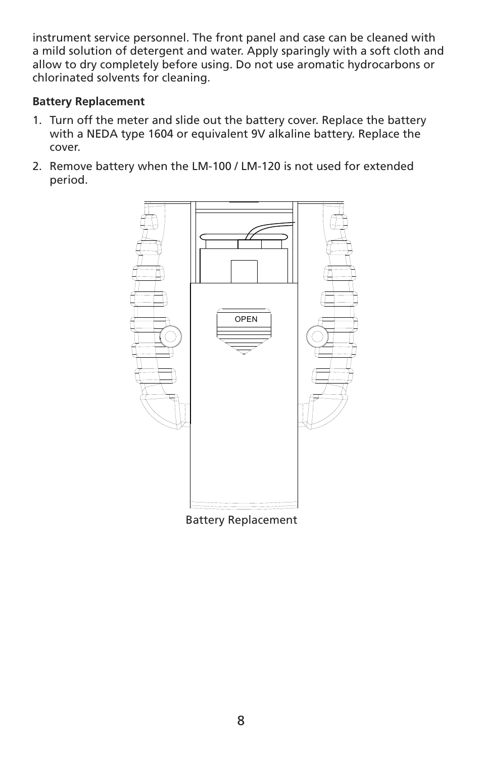 Amprobe LM-100 Light-Meters User Manual | Page 9 / 50