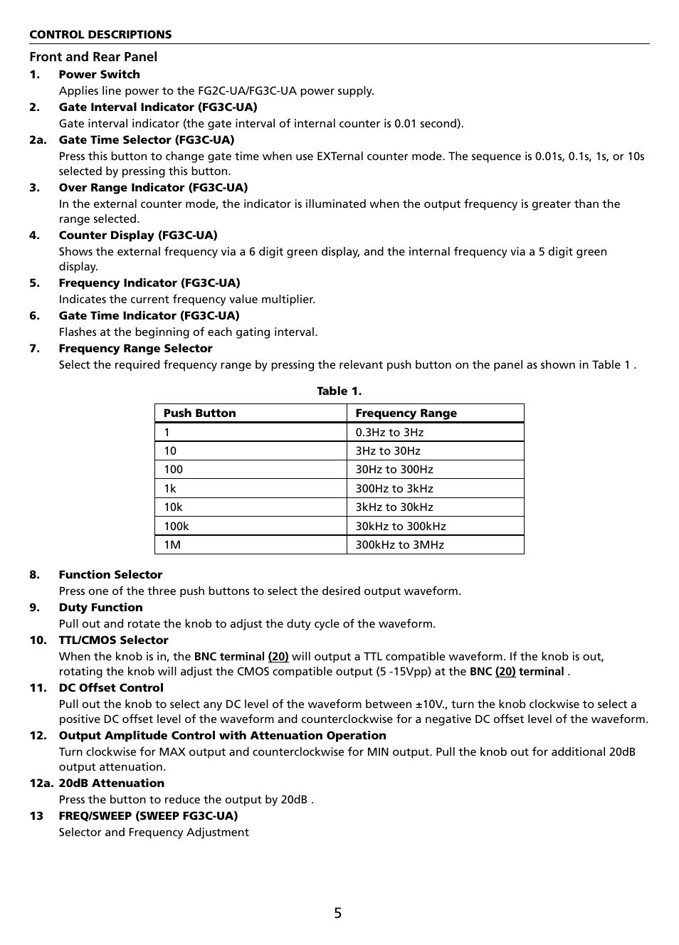 Amprobe FG2C-UA FG3C-UA User Manual | Page 11 / 56