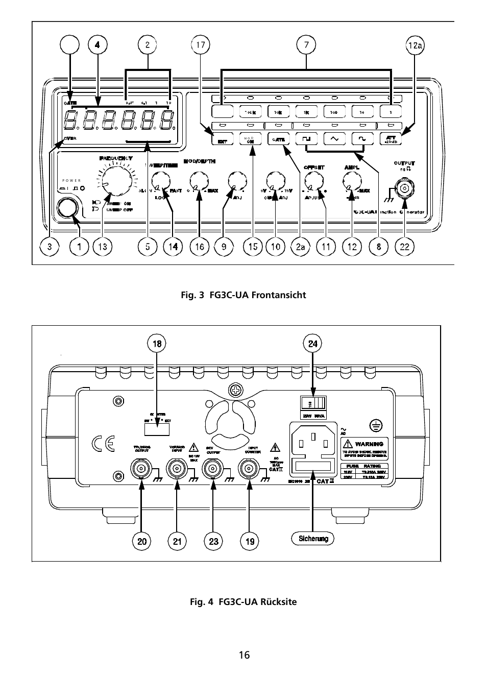 Amprobe FG2C-UA FG3C-UA User Manual | Page 22 / 56