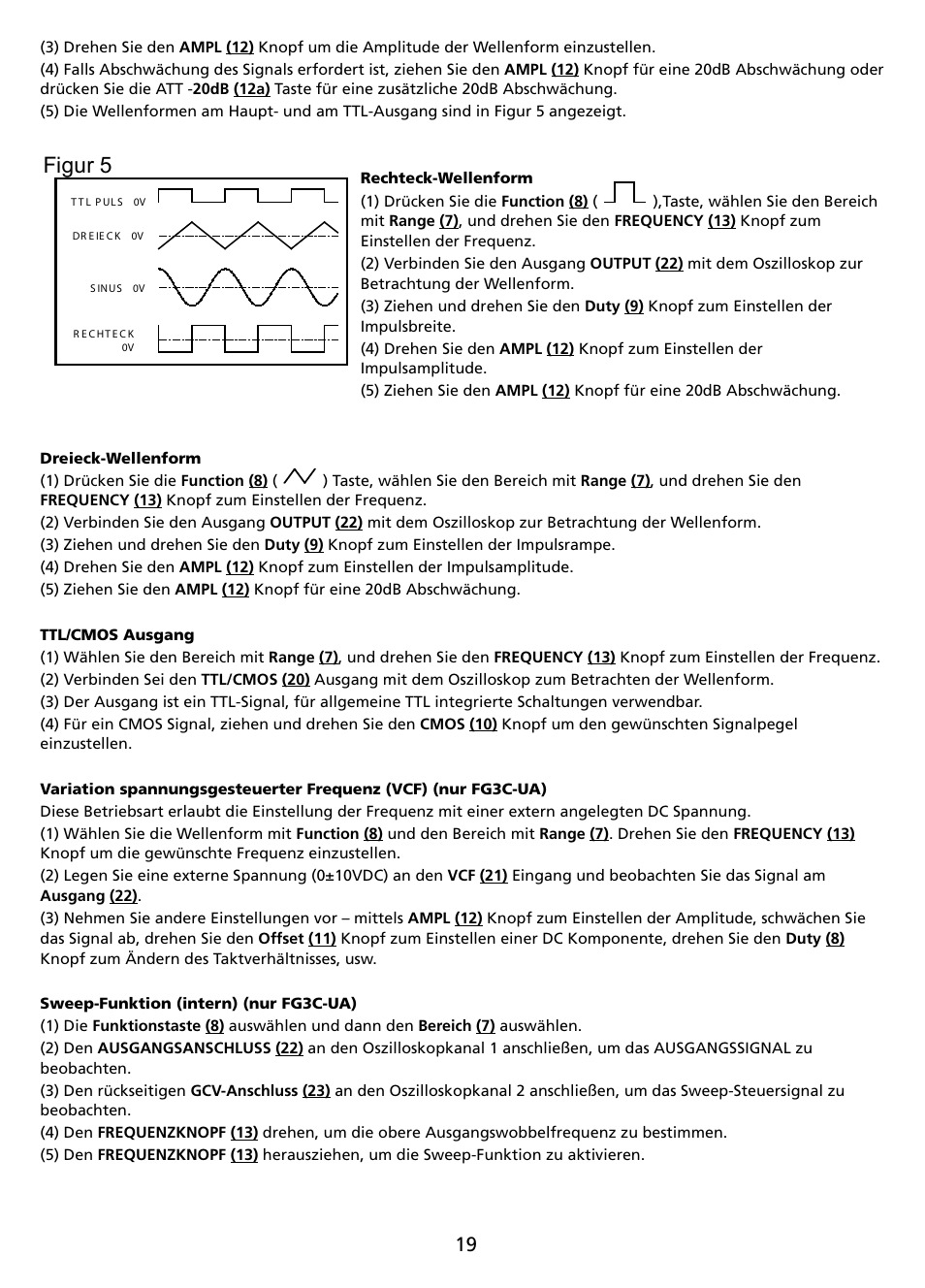 Figur 5 | Amprobe FG2C-UA FG3C-UA User Manual | Page 25 / 56