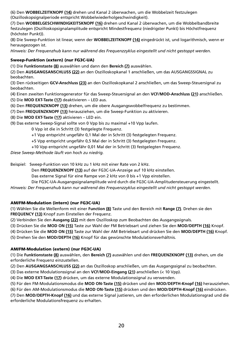 Amprobe FG2C-UA FG3C-UA User Manual | Page 26 / 56