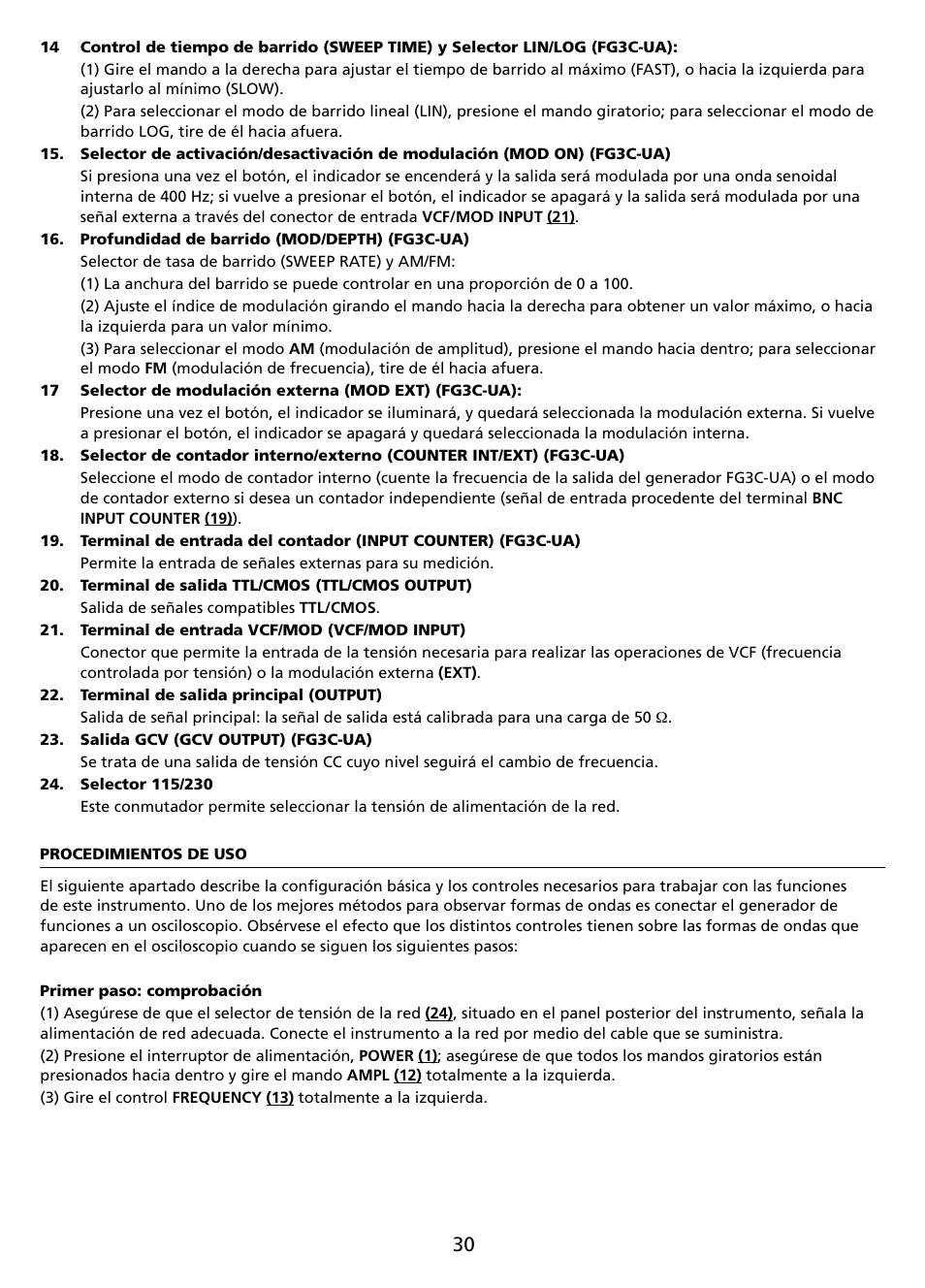 Amprobe FG2C-UA FG3C-UA User Manual | Page 36 / 56