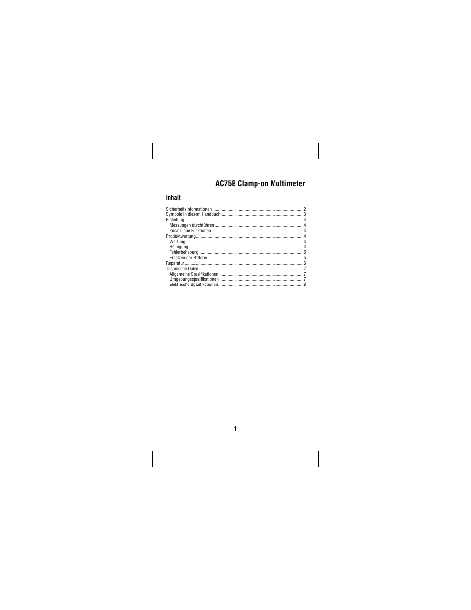 Amprobe AC75B User Manual | Page 38 / 72