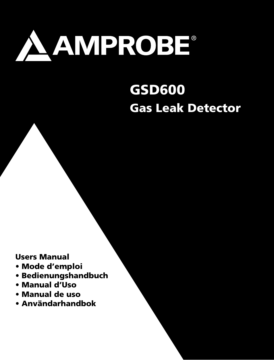 Amprobe GSD600 Gas-Leak-Detector User Manual | 50 pages