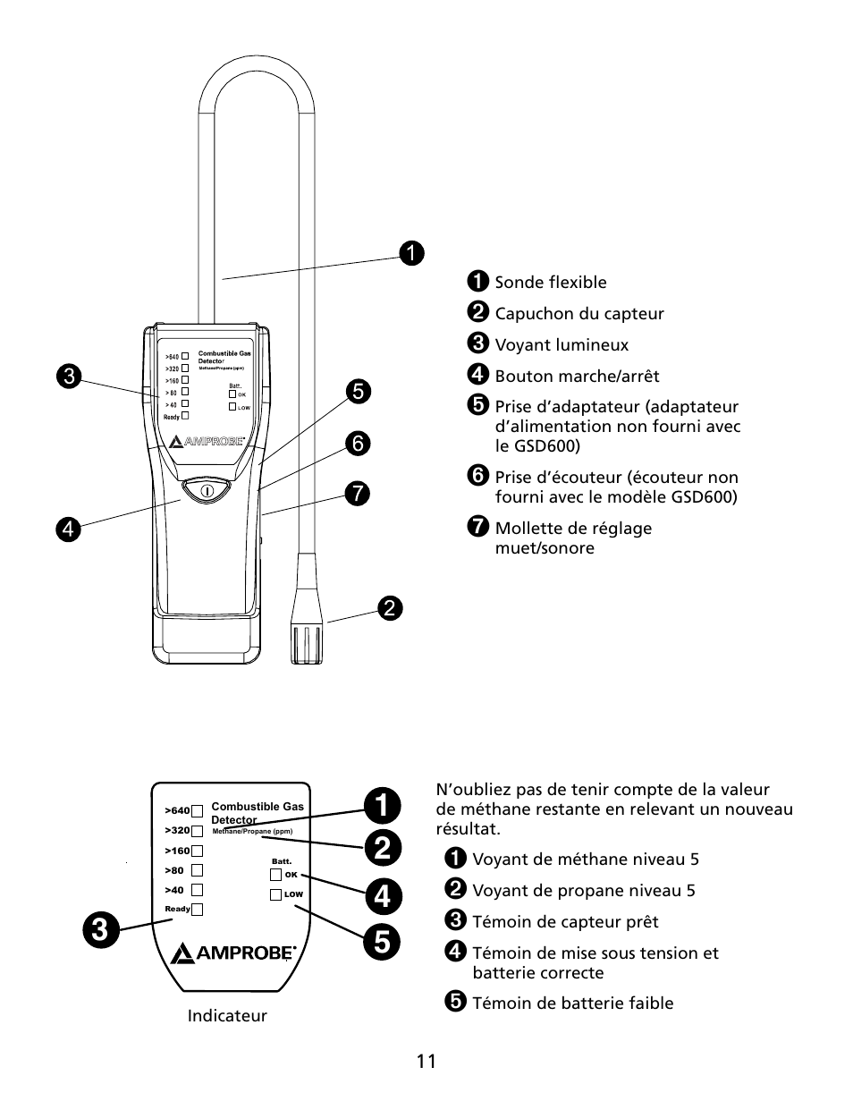 Amprobe GSD600 Gas-Leak-Detector User Manual | Page 12 / 50