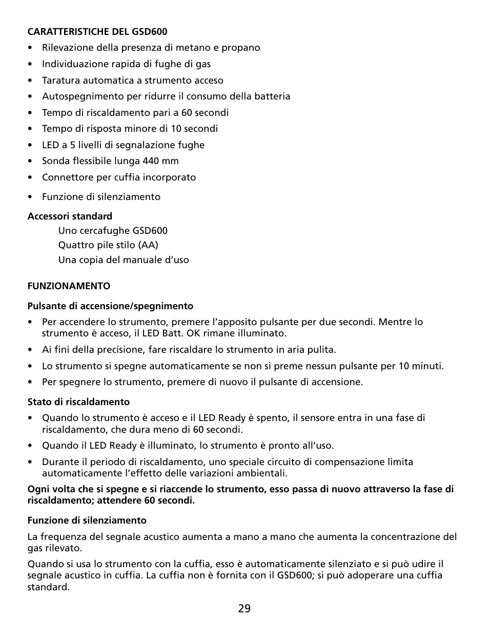 Amprobe GSD600 Gas-Leak-Detector User Manual | Page 30 / 50