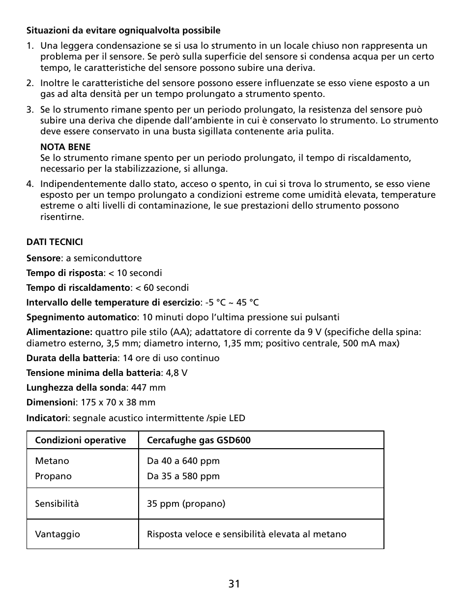 Amprobe GSD600 Gas-Leak-Detector User Manual | Page 32 / 50