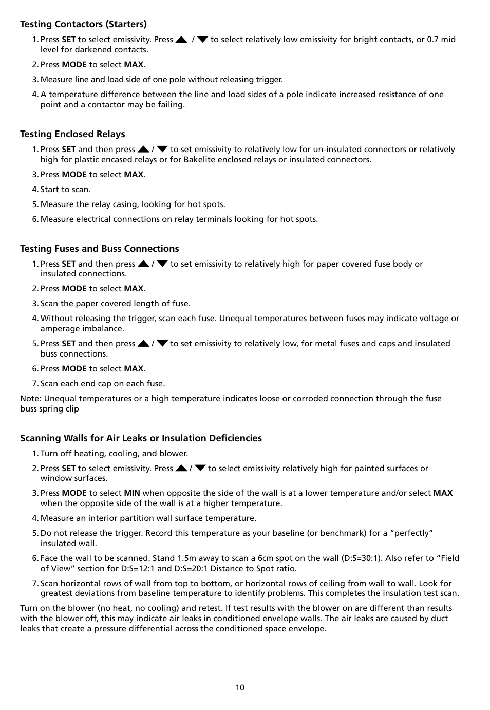Amprobe IR-712 IR-720 IR-730 Infrared-Thermometers User Manual | Page 14 / 98