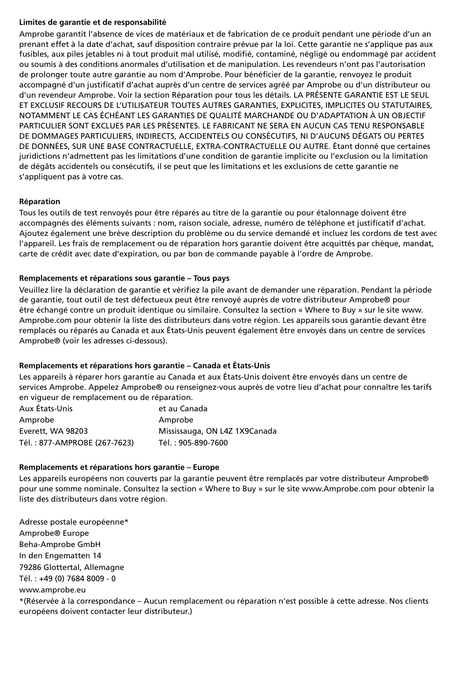 Amprobe IR-712 IR-720 IR-730 Infrared-Thermometers User Manual | Page 20 / 98