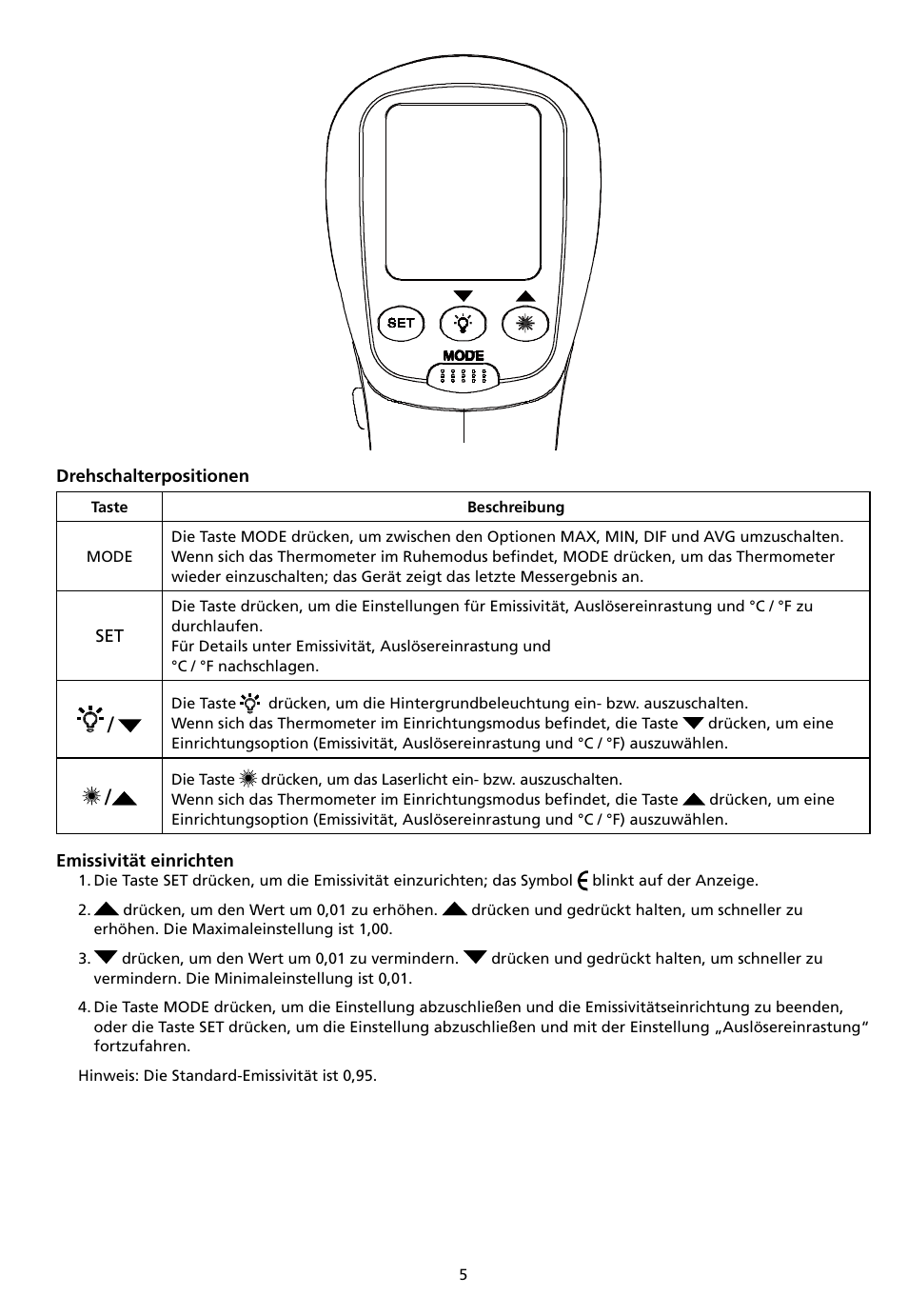 Amprobe IR-712 IR-720 IR-730 Infrared-Thermometers User Manual | Page 41 / 98