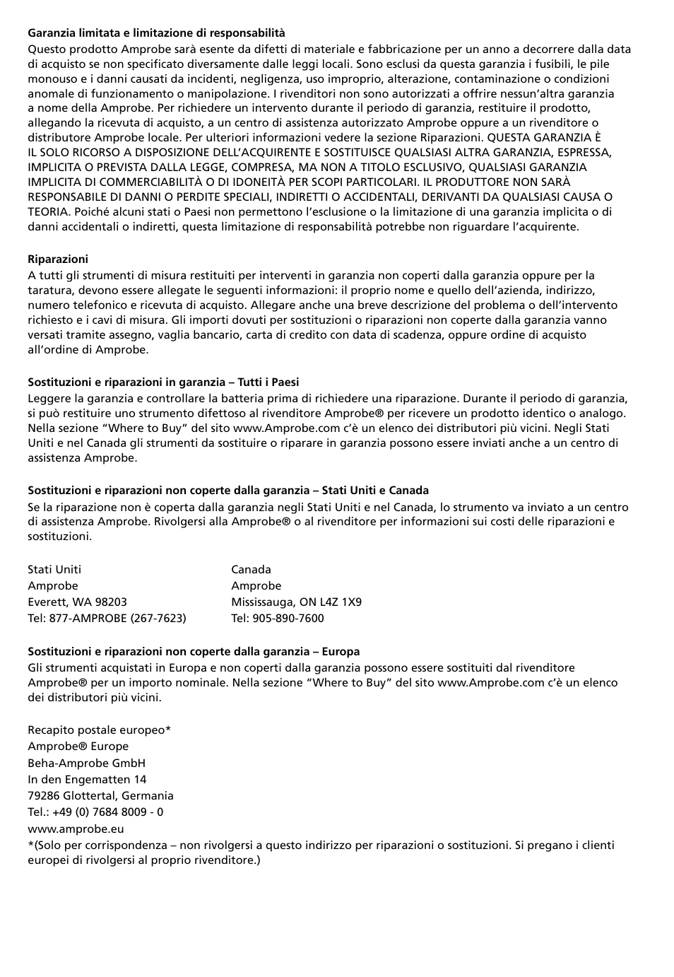 Amprobe IR-712 IR-720 IR-730 Infrared-Thermometers User Manual | Page 52 / 98