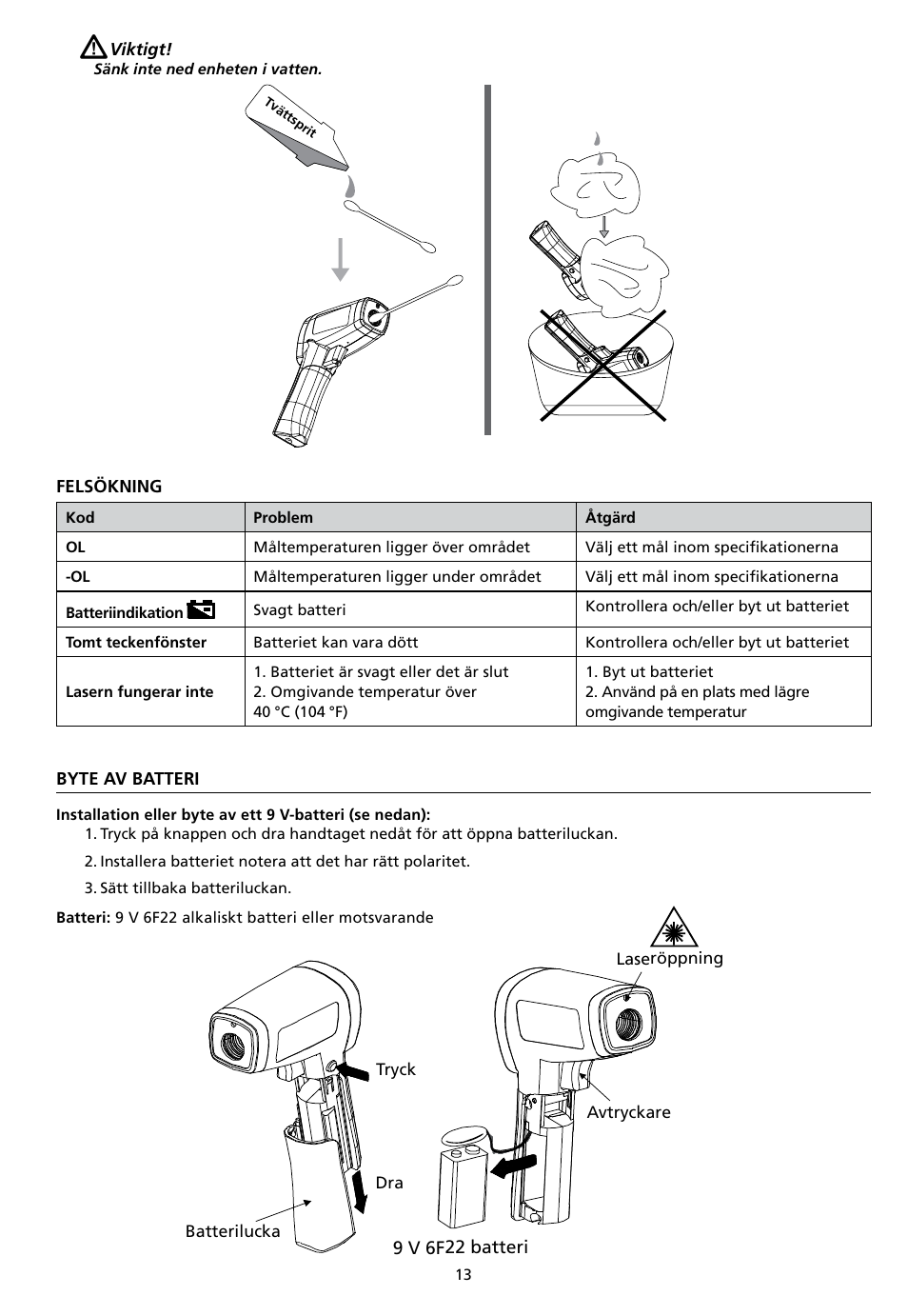 Amprobe IR-712 IR-720 IR-730 Infrared-Thermometers User Manual | Page 97 / 98