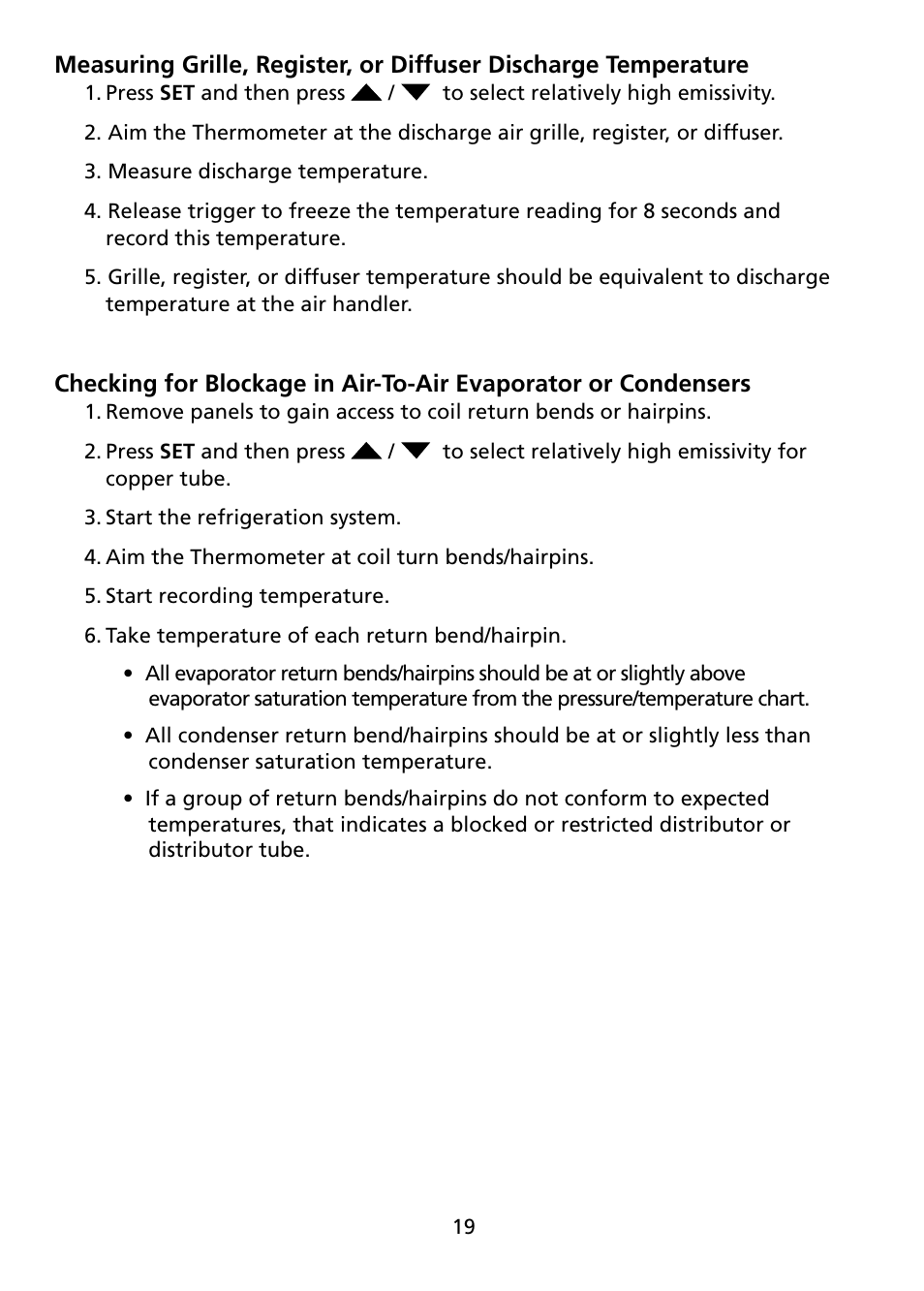 Amprobe IR-750 Infrared-Thermometer User Manual | Page 24 / 36